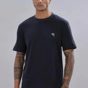 RFS007 ||Navy|| Half Sleeve Round Neck T-Shirt