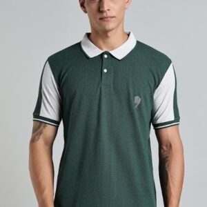 PR41|| Bottle Green || 100% Cotton T-Shirt