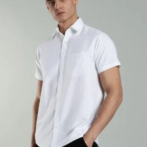 LS 001 ||White || Half Sleeve Shirt