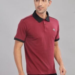 PR34||MAROON||100% Cotton Polo T-Shirt