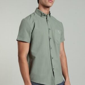 LS 002 || Olive || Half Sleeve Shirt