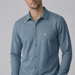 TS 001||ICE BLUE|| Full Sleeve Shirts || 100% Cotton