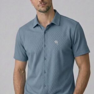 TS 001 || ICE BLUE|| Half Sleeve Shirt