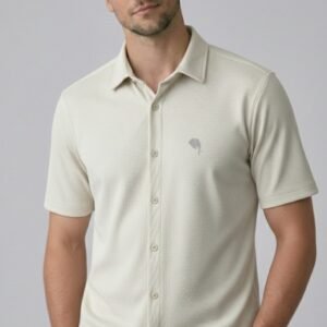 TS 001 || WHITE|| Half Sleeve Shirt