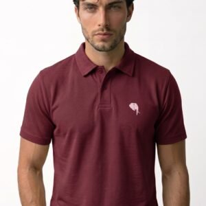 PR3 SS 008-C||MAROON||100% Cotton Polo T-Shirt