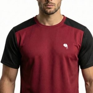 RHS003 ||MAROON|| Round Neck Half Sleeve