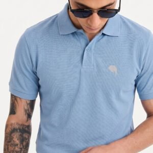 PR3 SS 008-B||SKY BLUE||100% Cotton Polo T-Shirt