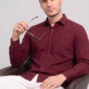 LS 005||WINE|| Full Sleeve Shirt